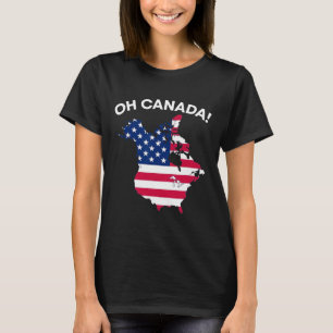 Funny President Trump Saying Oh Canada Usa America T-Shirt