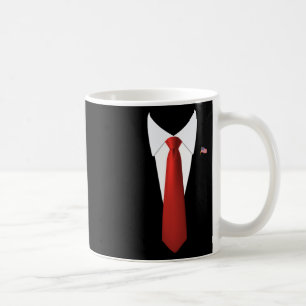 Funny President Trump Suit Lazy Halloween Costume Coffee Mug