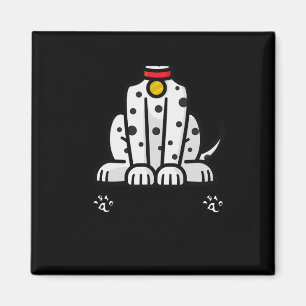 Funny Pretend I'm A Dalmatian Dog Lazy Halloween Magnet
