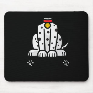 Funny Pretend I'm A Dalmatian Dog Lazy Halloween Mouse Pad