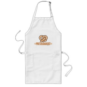 Funny Pretzel Lover Long Apron