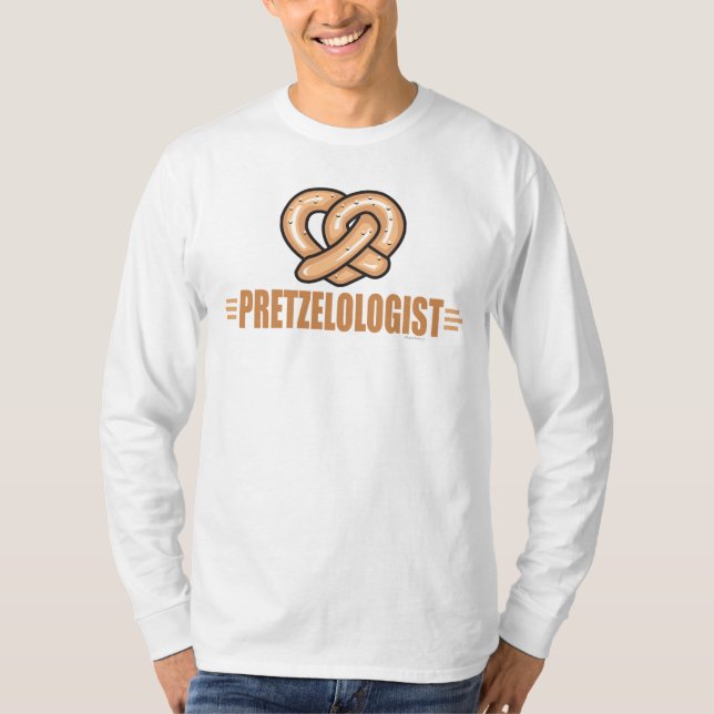 Funny Pretzel Lover T-Shirt (Front)
