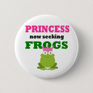 Funny Princess 6 Cm Round Badge