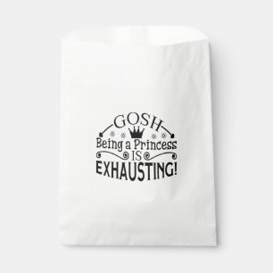 Funny Princess, Diva Fashionista Birthday, Wedding Favour Bag