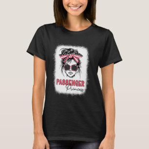 Funny Princess passenger, Cute Messy Bun Hair Girl T-Shirt