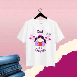 Funny princess with balloons baby T-Shirt