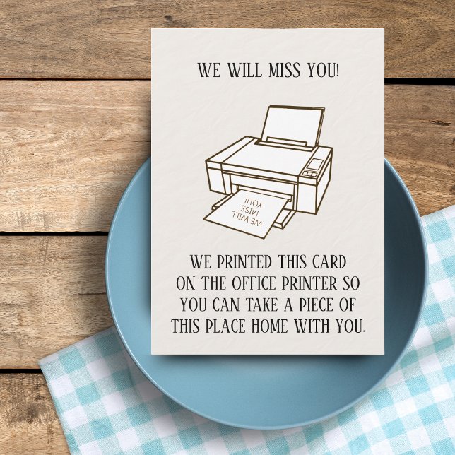 Funny Printable Going Away Card for Coworker or Bo (Funny Printable Going Away Card for Coworker or Boss - Digital Download)