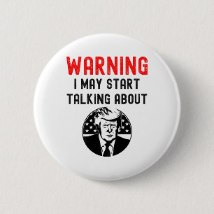Funny Pro Donald Trump Republican American Conserv 6 Cm Round Badge