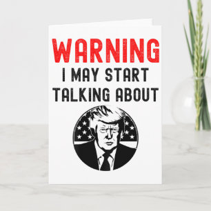 Funny Pro Donald Trump Republican American Conserv Card