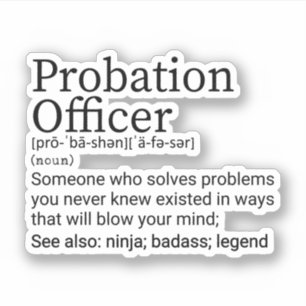 Funny Probation Officer Definition