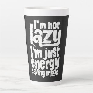 Funny Procrastination quote Latte Mug