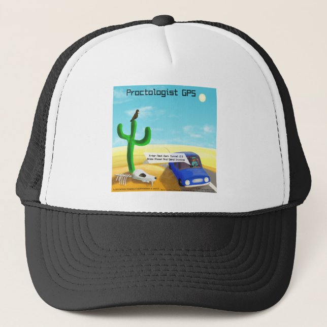 Funny Proctology Trucker Hat (Front)