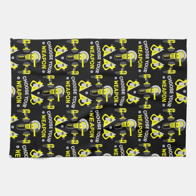 Funny Professional Builder Tea Towel (Horizontal)