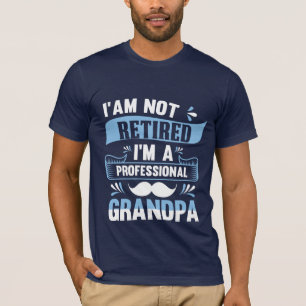 Funny Professional Grandpa word art  T-Shirt