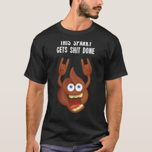 Funny Professional Sparky Electrician Constructio T-Shirt