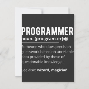 Funny Programmer Code Developer Meaning Definition