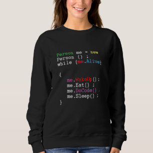 Funny Programmer Coder Developer Software Geek Ner Sweatshirt