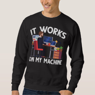 Funny Programmer Computer Science Coder Machine Sweatshirt