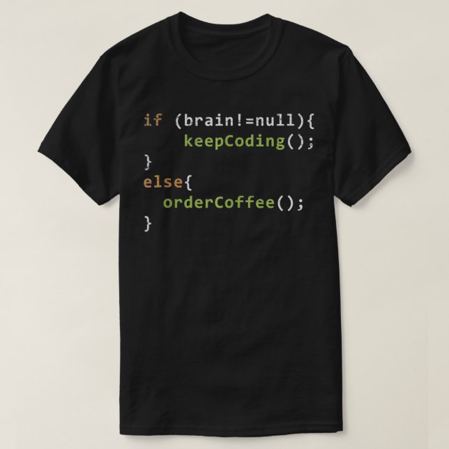 Funny Programmer Debugger Coffee Lover Gift Progra T-Shirt (Design Front)