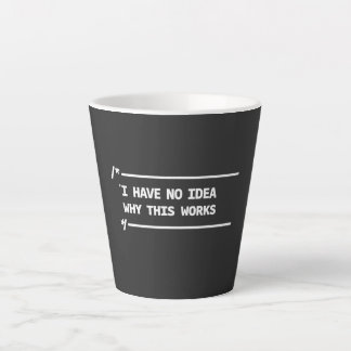 Funny Programmer Debugging Humor Latte Mug