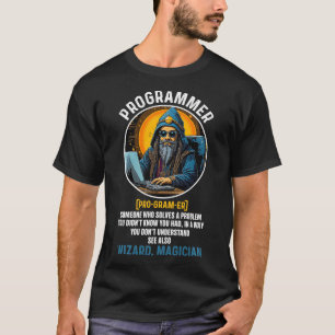 Funny Programmer Definition Coding Software Engine T-Shirt