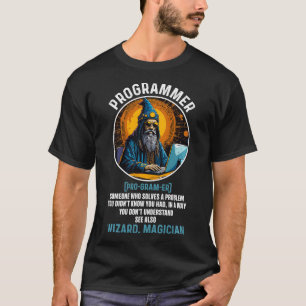 Funny Programmer Definition Techie Software Develo T-Shirt
