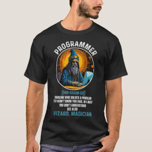 Funny Programmer Definition Techie Software Develo T-Shirt