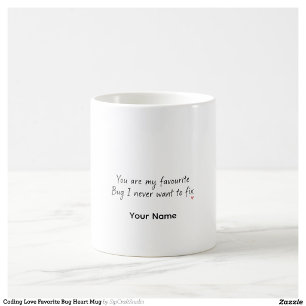 Funny Programmer Gift Bug Personalised Mug
