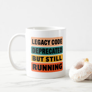 Funny Programmer Legacy Code Retro  Coffee Mug