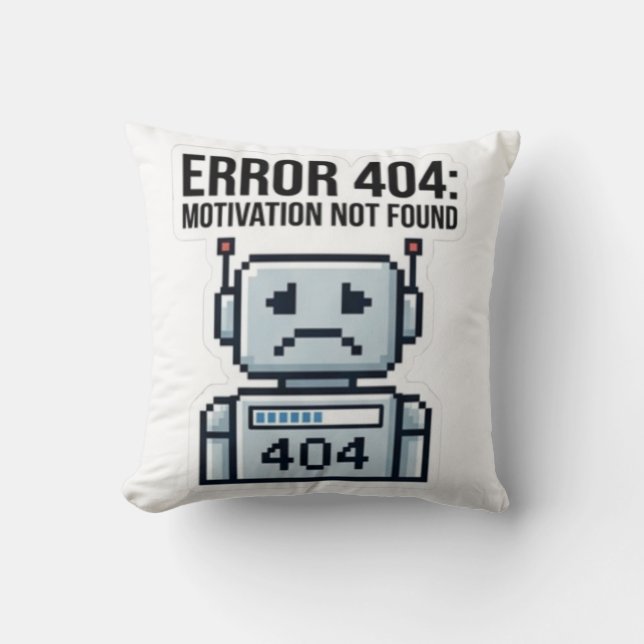 Funny Programmer Office Decor Cushion (Front)