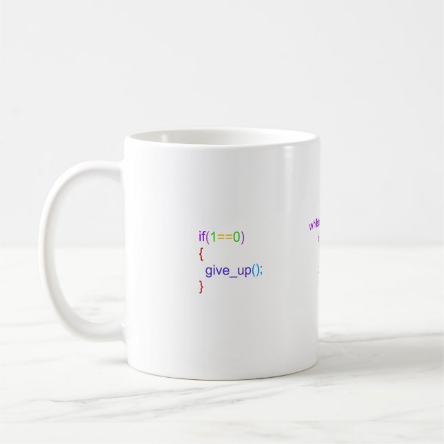 funny programming mugs , coding mugs ,coding jokes (Left)