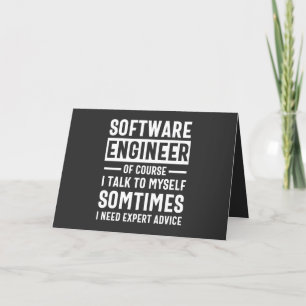 Funny Programming Software Engineer Gift Holiday Card