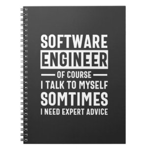 Funny Programming Software Engineer Gift Notebook