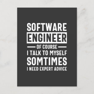 Funny Programming Software Engineer Gift Postcard