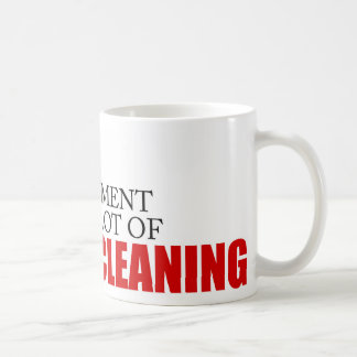 Funny Project Management Saying Risk Fan Cleaning Coffee Mug