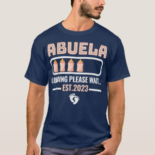 Funny Promoted To Abuela Loading New Grandma 2023  T-Shirt
