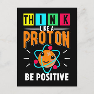 Funny Proton Humour Physicist Science Postcard