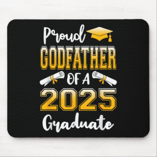 Funny Proud Godfather Of A Cl Of 2025 Graduate Mouse Pad