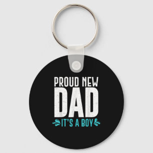 Funny Proud New Dad It's A Boy Gift For Men Cool N Key Ring