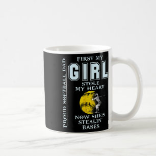 Funny Proud Softll Dad - Girl Stole My Heart  Coffee Mug