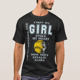 Funny Proud Softll Dad - Girl Stole My Heart T-Shirt