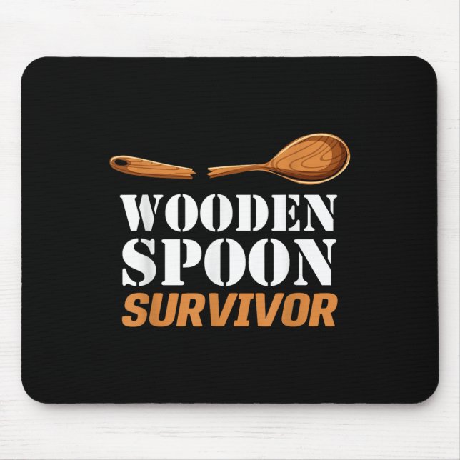 Funny Proud Wooden Son Survivor Men Women Toddler  Mouse Pad (Front)
