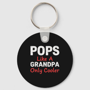 Funny Ps Grandpa Cooler From Grandkids Father's Da Key Ring
