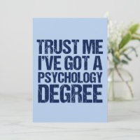 Funny Psychology Graduation Psychologist Quote