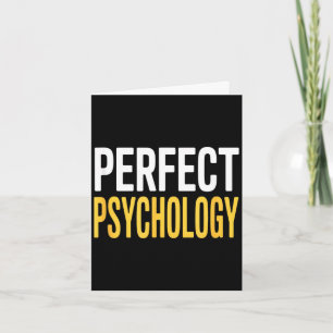 Funny psychology saying reversed sarcastic gag Fun Card