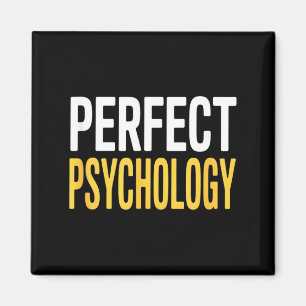 Funny psychology saying reversed sarcastic gag Fun Magnet