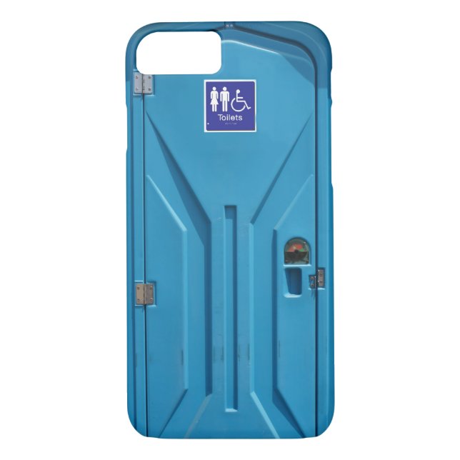 Funny Public Portable Toilet Case-Mate iPhone Case (Back)