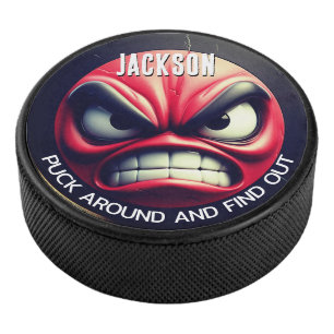 Funny Puck Around and Find Out Angry Puck