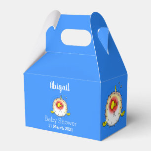 Funny puffer fish porcupine fish cartoon favour box