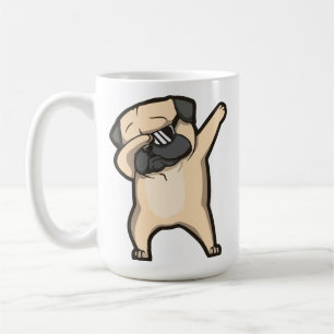 Funny pug coffee mug